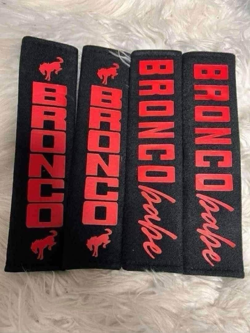 2 sets (4 total pieces) seatbelt covers